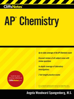 cover image of CliffsNotes AP Chemistry